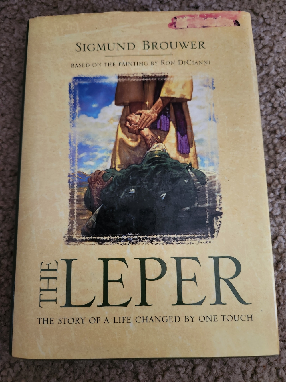 The Leper by - Beige Hardcover